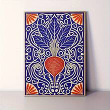 1 pieza de arte de lienzo vintage con corazón dulce, 12x16 pulgadas (30,48x40,64 cm) - Decoración de pared de cocina bohemio, sin marco, ilustración de plantas de granja chic para el hogar, oficina, café o baño, decoración botánica rústica - Sin marco - Ver 1