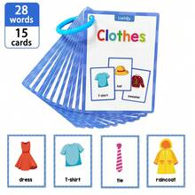 Lachilly 家庭、学前教育、儿童英语学习、单词卡、身体部位、水果、蔬菜、动物、颜色和形状、数字、儿童英语学习、蒙特梭利玩具、常用词汇单词卡、学校、学生、文具、学习用品、英语字母、学前教育玩具、辅音-元音-辅音 (CVC) 单词、自然拼读 - 彩色 - 查看 24