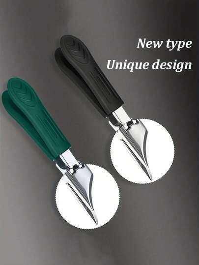 1pc High Precision Nail Clipper, Suitable For Thick Nails And Ingrown Nails, Made Of Quality Stainless Steel With Soft Grip Handle And 25° Angled Ultra-Sharp Blade. This Thick Nail Clipper For Elderly Has Splash-Proof Design.