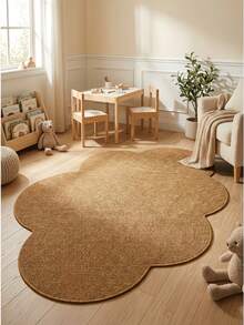 1pc Outdoor Rug, Thick Faux Sisal Rug, Garden Rug, Camping Rug, Thick Rug, Water Washable Bottom, Sturdy , Dirt-Resistant, Kitchen Thick Rug, Decorative Rug, Style Rug, Shower Rug, Home Decor Room Accessories, Living Room Rug, Bedroom Rug, Entryway Rug, Kitchen Rug, Bathroom Rug, Study Room Rug - Dark Brown - View 9