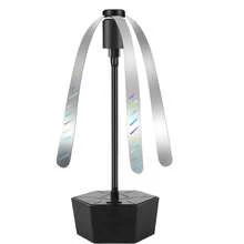 1pc Desktop Fly Repellent Fan, Efficient Fly Repelling Fan, Soft Blades Effectively Repel Flies, Portable Fly Repelling Fan, Suitable For Picnics, BBQs, Parties, Two Options: Rechargeable And Battery-Powered (Black) - Black - View 12