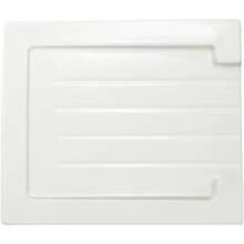 Grooved White Ceramic Kitchen Sink Drainer - Default - View 2
