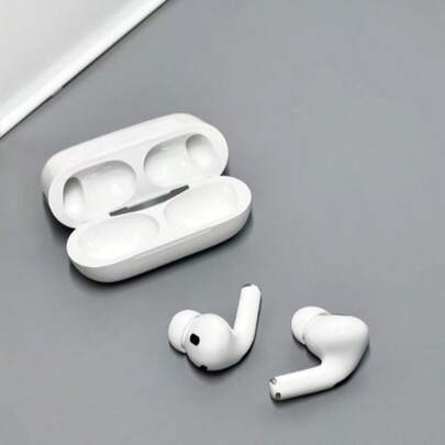 TWS True Wireless Bluetooth Earphones, Sweat-Resistant White Design, Built-In Microphone For Clear Calls, Comfortable Earbuds, Compatible With IOS And Android Devices, Suitable For Fitness, Running And Daily Use
