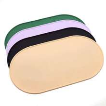 Bộ 1 tấm lót thức ăn chống trượt, chống đổ bằng silicon cho mèo và chó, chống bám bẩn và dễ vệ sinh, thích hợp làm tấm lót bát ăn cho mèo và chó tại nhà. - Nhiều màu - Xem 1