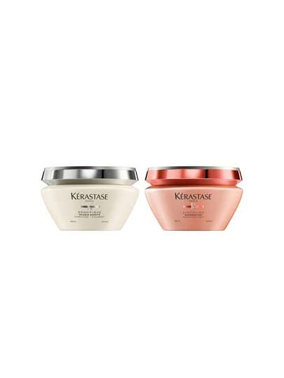 Kérastase [Bundle] Discipline Densifique Masque Densité Hair Mask 200 Ml + Maskératine Masque Hair Mask 200 Ml