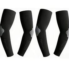 1pair/2pairs Cooling Arm Sleeves For Men Women, UV Sun Protection Compression Arm Sleeves, Non-Slip Elbow Support For Volleyball Basketball Baseball Cycling Golf Outdoor Sports - Multicolor - View 11