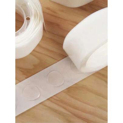 1 pieza/2 piezas/4 piezas/5 piezas, Puntos de pegamento adhesivo transparente removible para manualidades, envoltura de regalos, scrapbooking