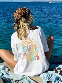 Women T-Shirts - White-1 - View 6