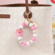 38pcs Funny Dinosaur Silicone Bead Set, Colorful 3D Dinosaur Animal Beads, DIY Creative Bracelets, Necklaces, Bag Charms, Keychains And Craft Decorations - Multicolor - View 5