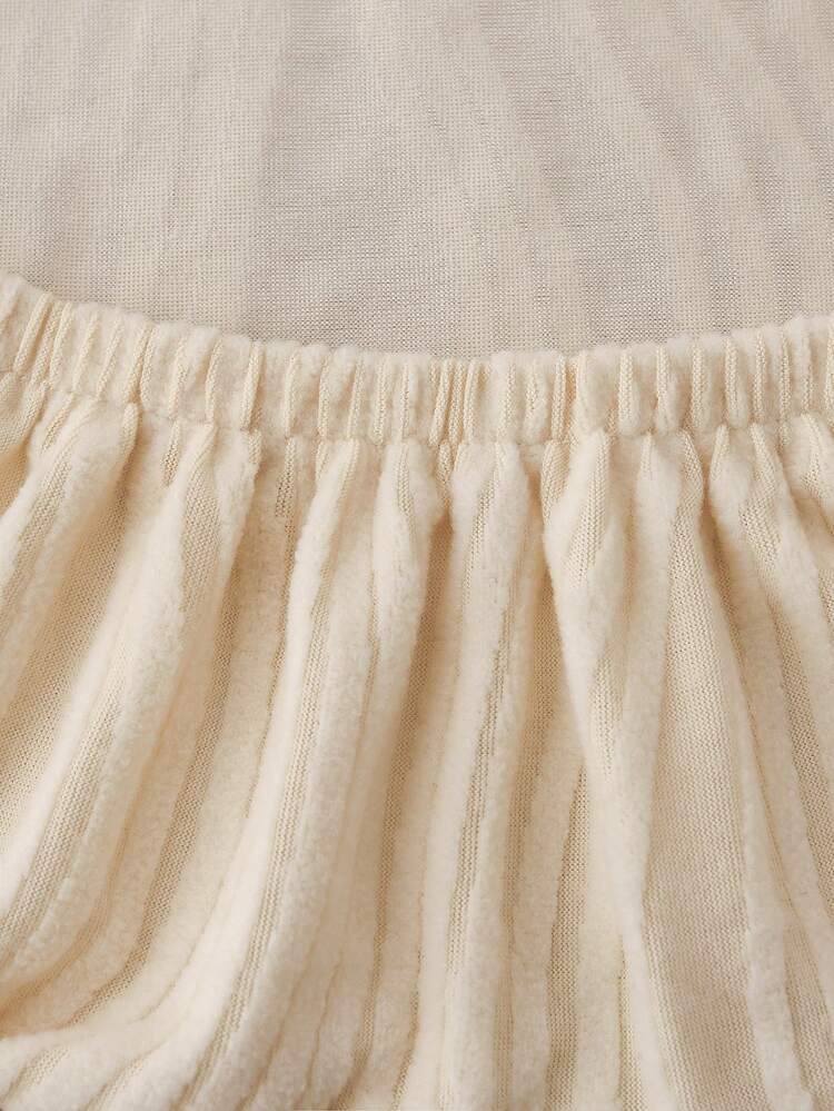 1 Vỏ bọc ghế Jacquard họa tiết sóng thanh lịch, sử dụng tại nhà cao cấp, thích hợp cho nhiều dịp khác nhau, trang trí mùa thu, trang trí mùa thu, trang trí phòng - Màu be - Xem 7