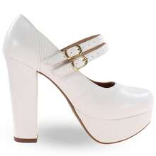 Women Heeled Sandals - 白色 - 查看 3