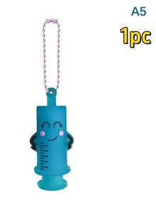 Syringe Shaped Bottle Opener, Nurse/Doctor Ampoule Breaker Tool, Keychain - Multicolor - View 16