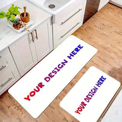 Customization Personalized Photo And Text/Name/Logo Door Mat,  Using 2D Digital Printing Technology, Featuring Water Absorption And Anti-Slip Properties, Available In Various Sizes. Suitable For All Seasons, Washable, Machine Washable, Comfortable, Unique, Can Be Used As Birthday Gifts, Household Items, Wedding Items, Souvenirs, Home Decorations, Daily Necessities, Office Decorations, Birthday, Anniversary, Valentine's Day, Thanksgiving, Graduation Season, Christmas, Halloween, Mother's Day, Father's Day, Wedding, New Year Gift Decorations. Suitable For Shopping Centers, Restaurants, Kitchens, Bathrooms, Living Rooms, Laundry Room, Bedrooms, Corridors, Balconies, Outdoor Doors, Door Mats, Entrance Mats, Anti-Slip Mats, Offices, Cafes, Yards, Rv Camping & Picnics,Piano Rooms For Floor Decoration Rug.Suitable For Him/Her, Family Members, Boyfriend/Girlfriend, Father/Mother, Lover, Daughter/Son, Grandfather/Grandmother, Teacher, Doctor, Nurse, Friend, Classmate, Pet.