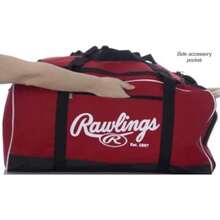 Rawlings Covert Bolsa de equipo de lona Béisbol/sóftbol Múltiples estilos - Azul marino - Ver 6