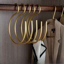 Aluminum Metal Hangers, Multi-Functional Space-Saving Bar Hooks, Can Be Used For Hanging Hats, Towels, Scarves, Etc. - Multi-Functional Wardrobe Organizer, Simple Spring Style, Summer Tops - Multicolor - View 10
