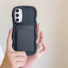 Wallet Free Lanyard, Card Holder, Phone Case + Wrist Strap Phone Case, Compatible With IPhone 17 Pro Max, 16 Pro Max, 15 Pro Max, 14 Pro Max, 13 Pro Max, 12 Pro Max, 11 Pro Max, XS Max, 7, 8 Plus, S26, 2524321u, Honor, - Black - View 1