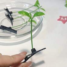 Bộ 20 kẹp tóc hình cỏ ngộ nghĩnh, kẹp tóc hình giá đỗ 3D dễ thương, kẹp cá sấu. - màu xanh lá - Xem 7