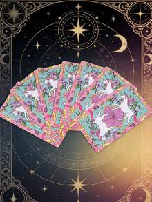 78pcs Classic Tarot Oracle Card Game, Leisure & Entertainment, Family Gathering, Holiday, Party Game Activities - Multicolor - View 3