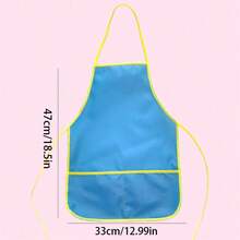Small Size Waterproof & Stain-Resistant Painting Apron, Non-Woven Fabric Material, No Pocket Design, Household Use, Waterproof & Stain-Resistant - Multicolor - View 6