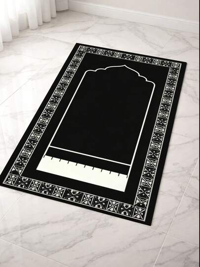 Sản phẩm bán chạy: 1 Thảm cầu nguyện di động - Kích thước 43*30 inch, 100% polyester, có thể giặt máy, thích hợp sử dụng trong nhà/ngoài trời, lý tưởng cho hành hương, gia đình, văn phòng và nhà thờ Hồi giáo - Thiết kế họa tiết hình học đẹp mắt.