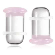 2个装耐热玻璃耳扩，基础款，耳洞扩张器，耳洞饰品，低过敏性 - 玻璃耳擴 - 查看 28