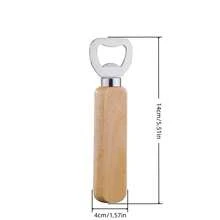 木制啤酒瓶起子，极简木制瓶起子，带木柄的汽水瓶起子 - 查看 5