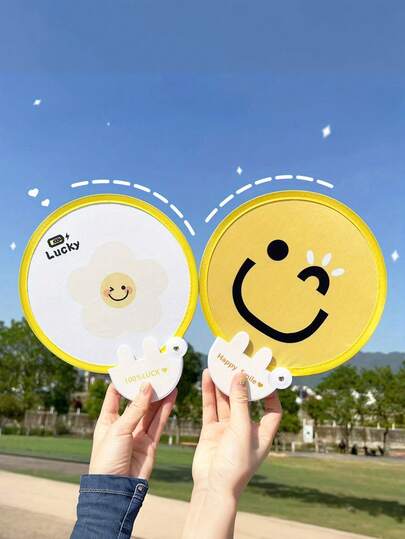 Bộ 3/6 quạt cầm tay gấp gọn, quạt mini tròn di động, 2 kiểu dáng, thiết kế dễ thương, phụ kiện làm mát ngoài trời mùa hè, thích hợp làm quà tặng cho phù dâu, trang trí đám cưới, sự kiện tiệc tùng.