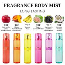 Wish 20 Varieties Of Women's Body Mist Perfume Spray, 8 Fl.Oz Long-Lasting Floral Fruity Spray With Non-Greasy Alcohol-Based Formula. Suitable For Hair & Body, Ideal For Parties, Dates & Gifting. Lightweight And Smooth Application.Valentine's Day Gift,Scent For Party Night Out & Daily Wear – Perfect Gift For Girlfriend, Best Friend, Mother – Valentine's Day Birthday Mother's Day Present - Juicy Mango - 查看 2