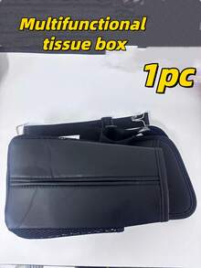 1pcCar Tissue Box, Side Seat Tissue Bag, Interior Hanging Bag, Multifunctional Tissue Dispenser Storage Bag, Suitable For Organizing Tissues, Water Bottles, Mobile Phones, Tickets, And Bank Cards, Keeping The Car Tidy, Universal Model - Holiday Gift For Wife And Mother [Style And Color Sent At Random] - Multicolor - View 14