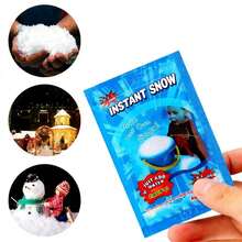 Túi tuyết tức thời, tuyết nhân tạo nở ra khi tiếp xúc với nước, hoa tuyết giả phong cách ngẫu nhiên cho Giáng sinh - Nhiều màu - Xem 6