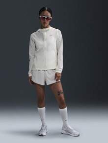 Nike Áo khoác chạy bộ chống thấm nước và có thể gấp gọn Swift Repel dành cho nữ HQ0651-133 - trắng - Xem 7