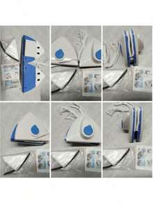 1pc Magnetic Glass Cleaner Made Of ABS Material, Multifunctional Glass Scraper With Water Storage And Hand Protection, Powerful Suction Cup With Non-Mark Rubber Blade, Easily Cleans Windows, Doors And Mirrors, Suitable For Home And Office, Living Room, Bedroom, Bathroom, Kitchen, Indoor And Outdoor, Modern Magnetic Glass Cleaner, Efficient Glass Cleaning - Multicolor - View 15