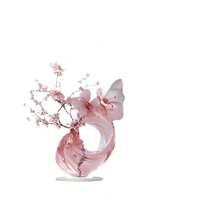 跨境新款 2D 平面印刷藝術 1件 優雅粉色櫻花壓克力裝飾品,居家與辦公室裝飾,送給朋友的完美禮物 - A - 查看 6