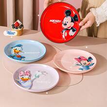 Platos redondos multicolores únicos de Disney (8 pulgadas) - Diseño brillante y divertido, perfecto para cumpleaños, eventos temáticos de fiestas, accesorio esencial para la cocina del hogar - Multicolor - Ver 10