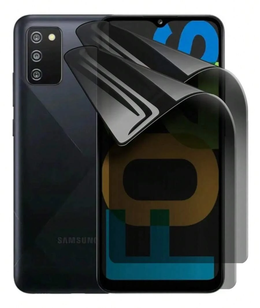 Galaxy F02s - 2 Micas Hidrogel Diferentes acabados - Privacidad - Ver 1
