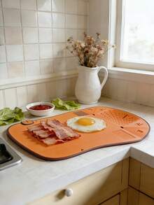 1pc Plastic Cutting Board, Multifunctional Foldable Chopping Board, Suitable For Indoor And Outdoor Use, Can Be Used To Wash Fruits And Vegetables, Suitable For Cutting Meat, Bread, Vegetables, Ideal Gift For Father's Day, Mother's Day, Easter And Other Holidays - View 11