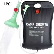 20L Portable PVC Shower Water Bag, Beach Essential, Summer Water Sports Accessory, Anti-Sand, For Beach Shower, Camping - Foldable Outdoor Camping Shower With Red Soft Hose And On/Off Switch, Durable And Lightweight, Suitable For Hiking, Travel And Outdoor Adventure, Camping Shower Bag - A - View 13
