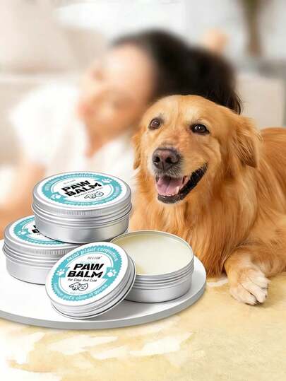 Paw Balm For Dogs And Cats, Moisturizing And Hydrating, Pet Foot Cream, Pet Paw Care, Nose Care, Pet Grooming Supplies, Organic Natural Paw Wax, Suitable For Dogs And Cats, Moisturizes Dry Dog Noses, Repairs Dry And Cracked Skin, Heals Damaged Skin, Easy To Carry, Convenient To Store, The Best Choice For Your Pet's Daily Care.