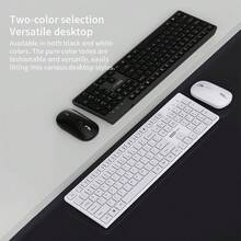 Lenovo Wireless Keyboard And Mouse Combo, 2.4G Stable Connection, Responsive, Long Battery Life, Comfortable Typing Feel, Multi-Device Compatible - View 3