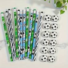 20pcs Football Party Pencil Erasers, Football Sports Theme Party Favors, Most Popular Back To School Gifts - Multiple Styles - View 2