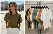 T-shirts pour femmes - Militaire verte - Voir 9
