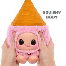 MGA Entertainment 兵州市场曲奇三明治、好时巧克力之吻、冰淇淋管、布雷耶冰淇淋管、Jolly Rancher硬糖、Peeps棉花糖兔、甜甜圈系列，盲盒毛绒娃娃收藏品，限量版娃娃礼品，适合所有年龄段，每系列包含3个收藏品 - 彩色 - 查看 10