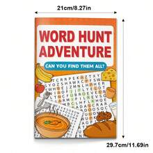 Word Hunt Adventure Journal, Sight Word Search And Writing Practice Notebook, Paper Activity Journal For Focus Training, Word Recognition, Handwriting Support And Quiet Daily Desk Use, Suitable For Home Study, Classroom Practice, Travel Carry And Holiday Gifting - Writing Practice Notebook - View 8