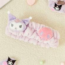 SANRIO 1/可爱Hello Kitty Kuromi肉桂卷蝴蝶结小动物洗脸发箍，卡通3D发箍，适合洗脸、沐浴、SPA，ins风美颜发箍，适合浴室、化妆、情人节、婚礼、生日礼物、母亲节、旅行配件 - 卡通 - 查看 7