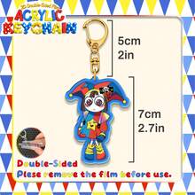 Llaveros TADC, llavero, mercancía para fans de anime, Ragatha, Jax, Zooble, Kinger, Gangle Llaveros, llaveros de dibujos animados y anime, llaveros coleccionables, adornos para bolsos, accesorios para automóviles, regalos para fiestas, regalos de cumpleaños - Multicolor - Ver 3