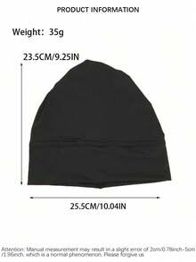 1 pièce Nouveau chapeau de vacances élastique multicolore pour femmes, foulard de tête, couvre-chef - Multicolore - Voir 2
