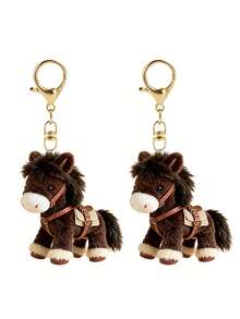 2026 Year Of The Horse Auspicious Keychain Pendant, Featuring Cute And Vivid Horse Design With Lucky Elements And Exquisite Craftsmanship, Suitable For Backpacks, Shoulder Bags, Unisex, Meaning Good Luck, Prosperity And Holiday Blessings. Suitable As New Year, Valentine's Day Gift, Birthday Gift For Ladies, Sisters, Daughters, Back To School Gift - Multicolor - View 16