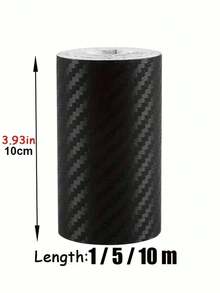 1 Cuộn băng keo sợi nano carbon 3D, miếng dán sợi nano carbon, thích hợp cho mép cửa xe, nắp cốp, cản sau và gương chiếu hậu hai bên. Chống thấm nước và chống trầy xước, có thể dùng như một lớp màng bảo vệ đa năng. Màu đen, kết hợp tính thẩm mỹ và chức năng. - Nhiều màu - Xem 4