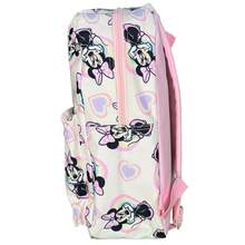 Fast Forward Disney Minnie Mouse 16" Pink School Bag With Hearts Allover, Girls Backpack - Multicolor - View 3