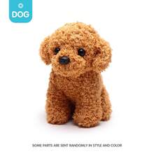 Perro de peluche interactivo electrónico, camina, ladra, mueve la cola, set de juego médico, muñeco compañero animal para niños - Multicolor - Ver 17